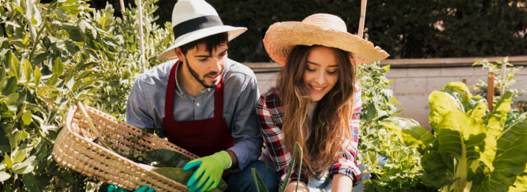 The love of gardening is a seed once sown that never dies